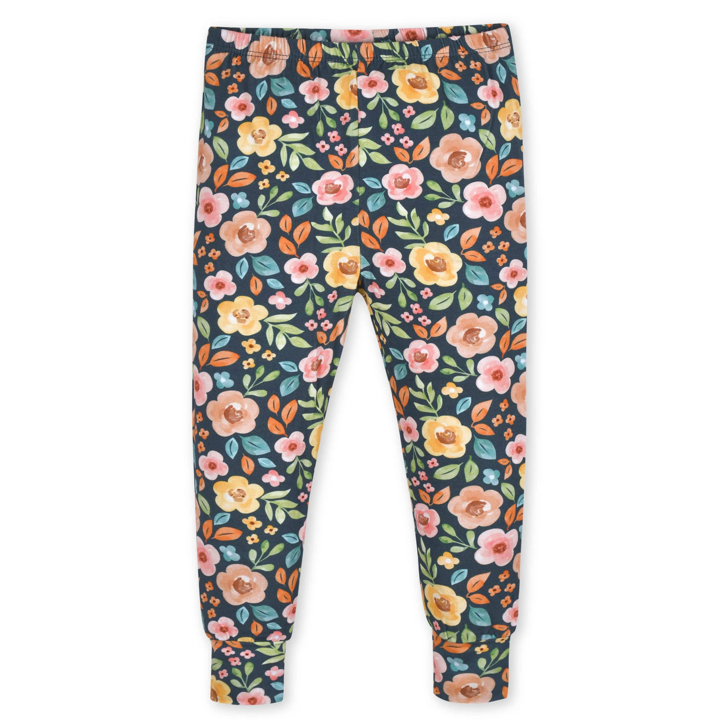 2-Piece Infant & Toddler Girls Midnight Floral Buttery Soft Viscose Made from Eucalyptus Snug Fit Pajamas Gerber Childrenswea