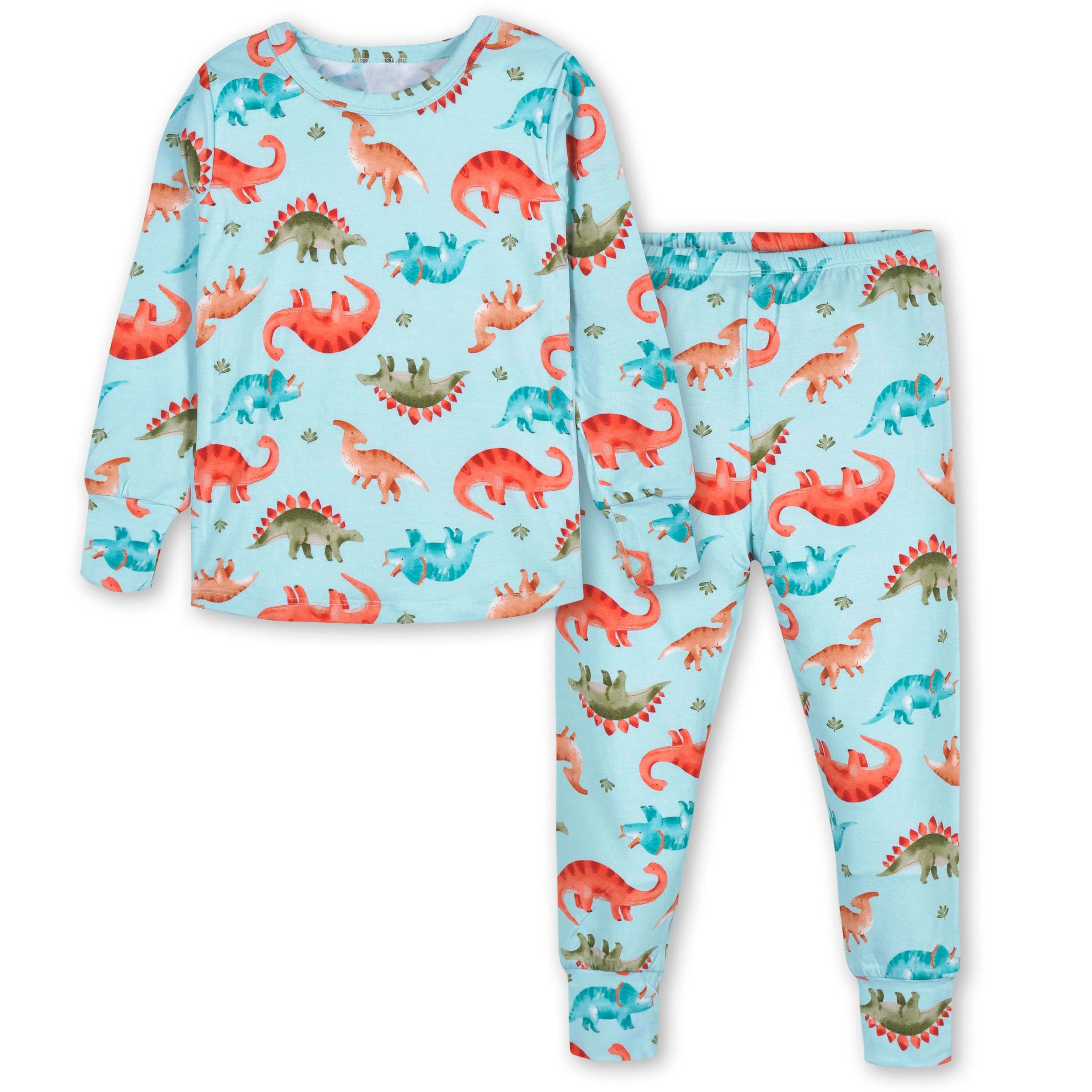 2-Piece Infant & Toddler Snugosaurous Buttery Soft Viscose Made from Eucalyptus Snug Fit Pajamas Gerber Childrenswea