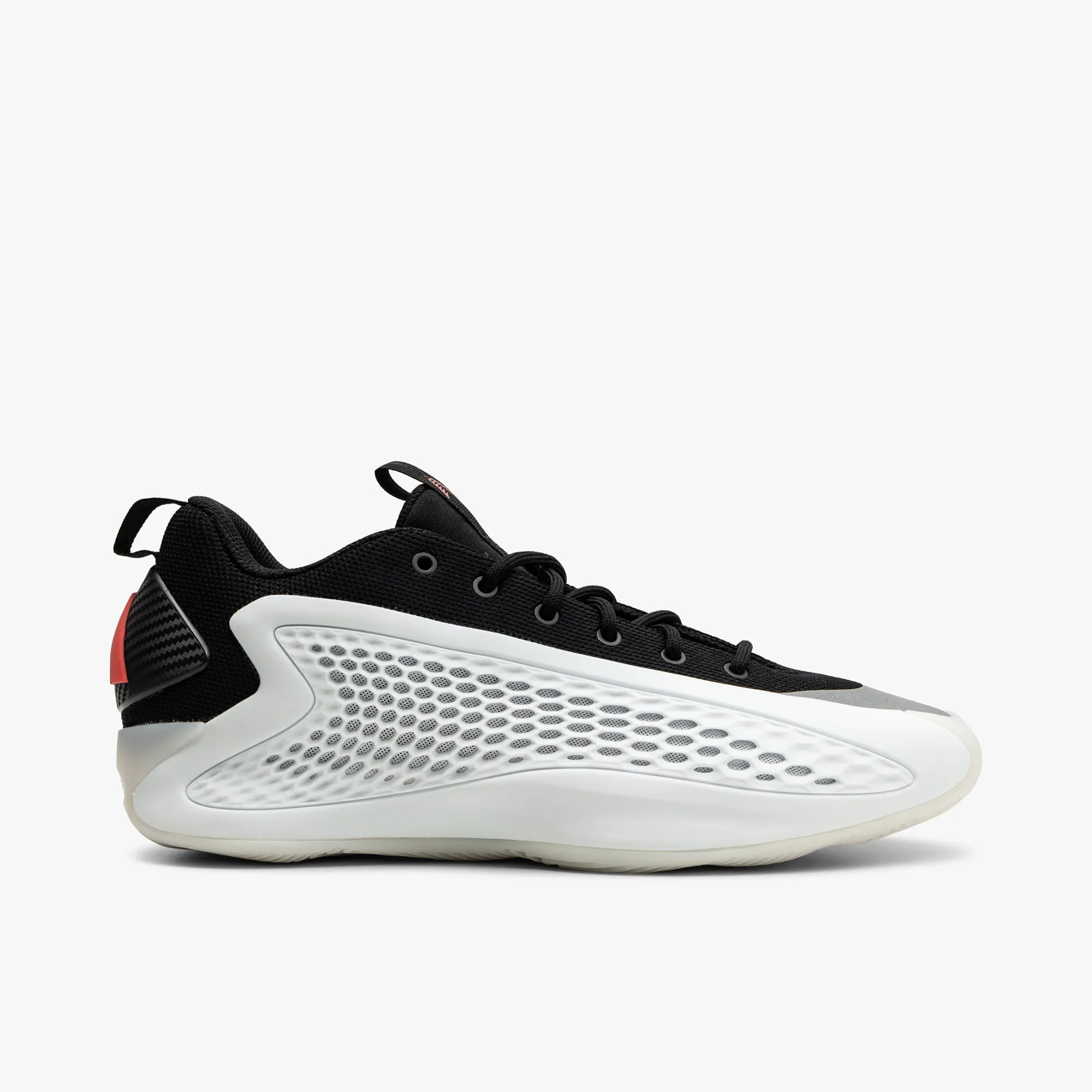 adidas Anthony Edwards 1 Low / White / Black - Red