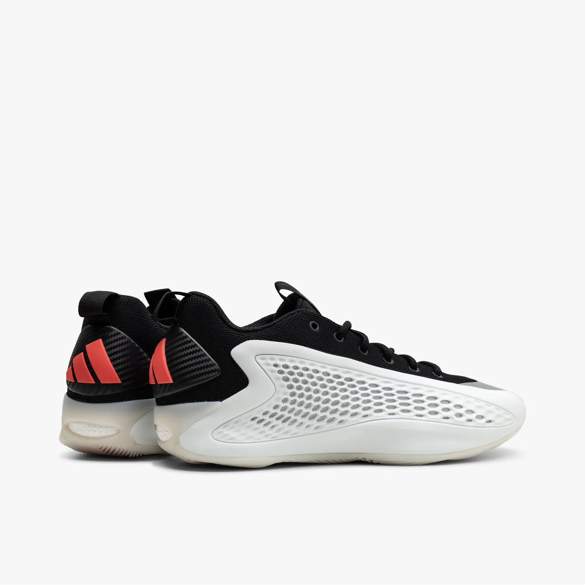 adidas Anthony Edwards 1 Low / White / Black - Red