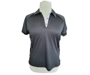 Adidas Black Short Sleeve Golf Polo w/Accents Size XL
