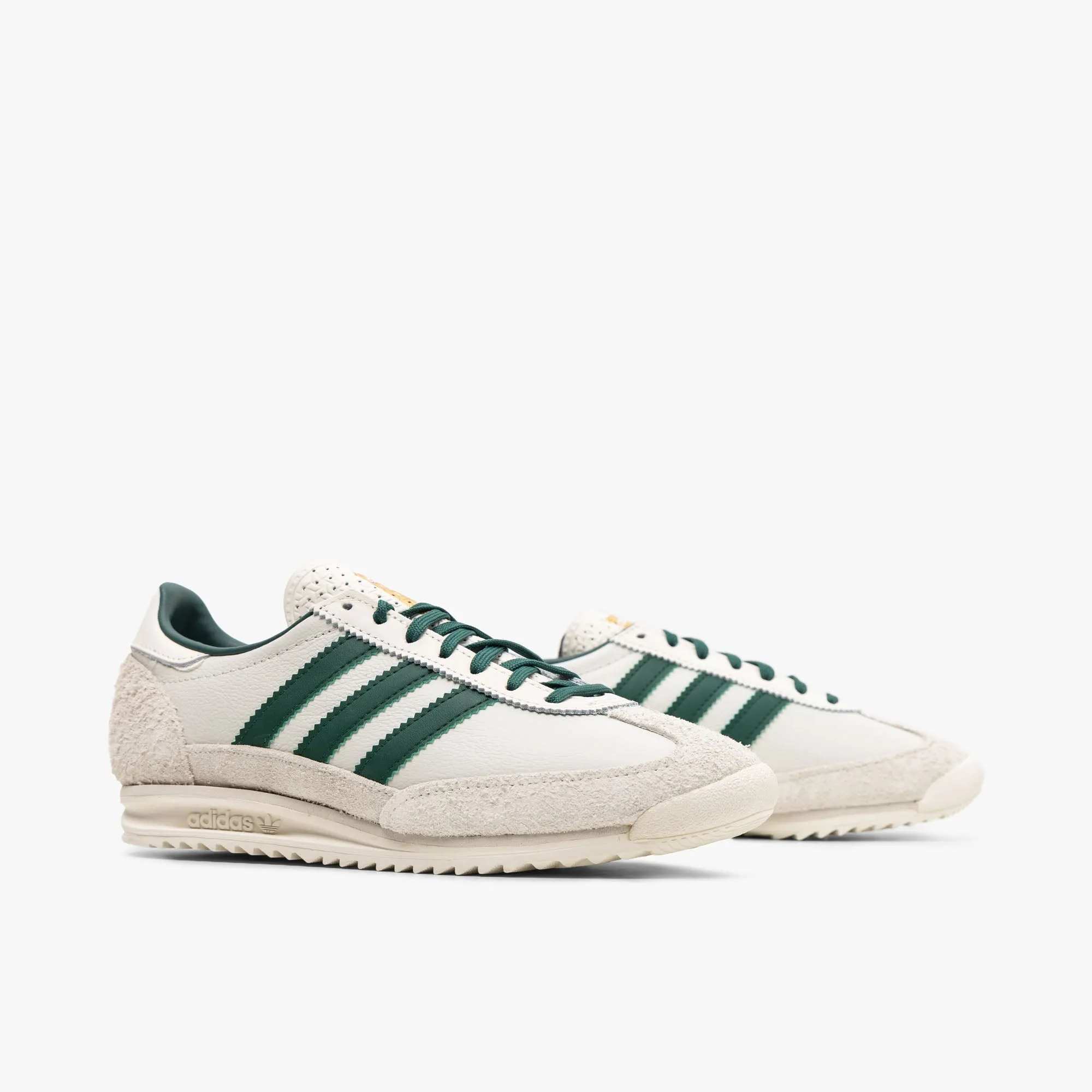 adidas Originals Women's SL 72 OG Off White / Collegiate Green - Orbit Grey