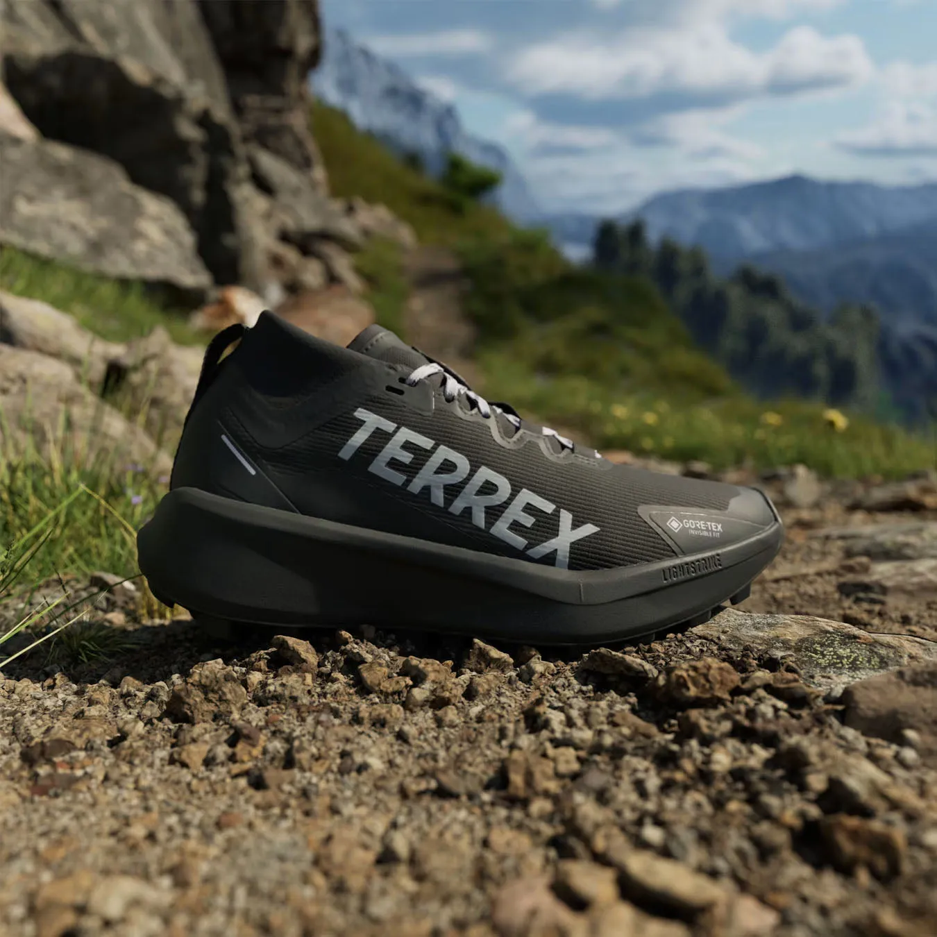 Adidas Terrex Womens Terrex Agravic trail running shoes GTX Black