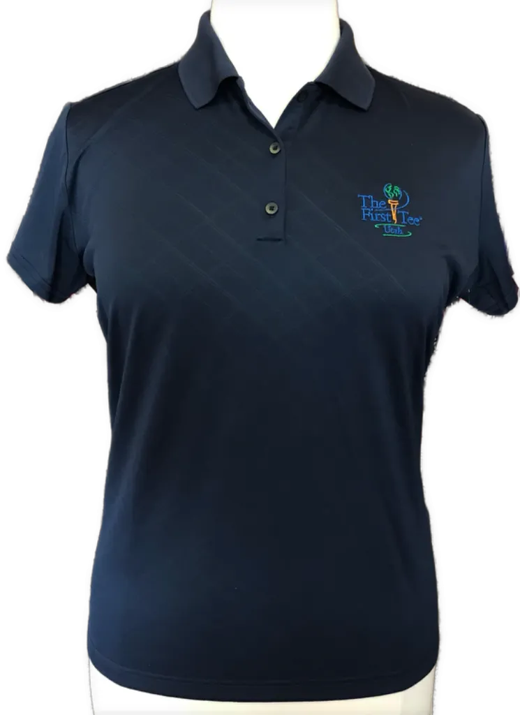 Adidas Women's Climacool Navy Polo w/ Logo Size XL
