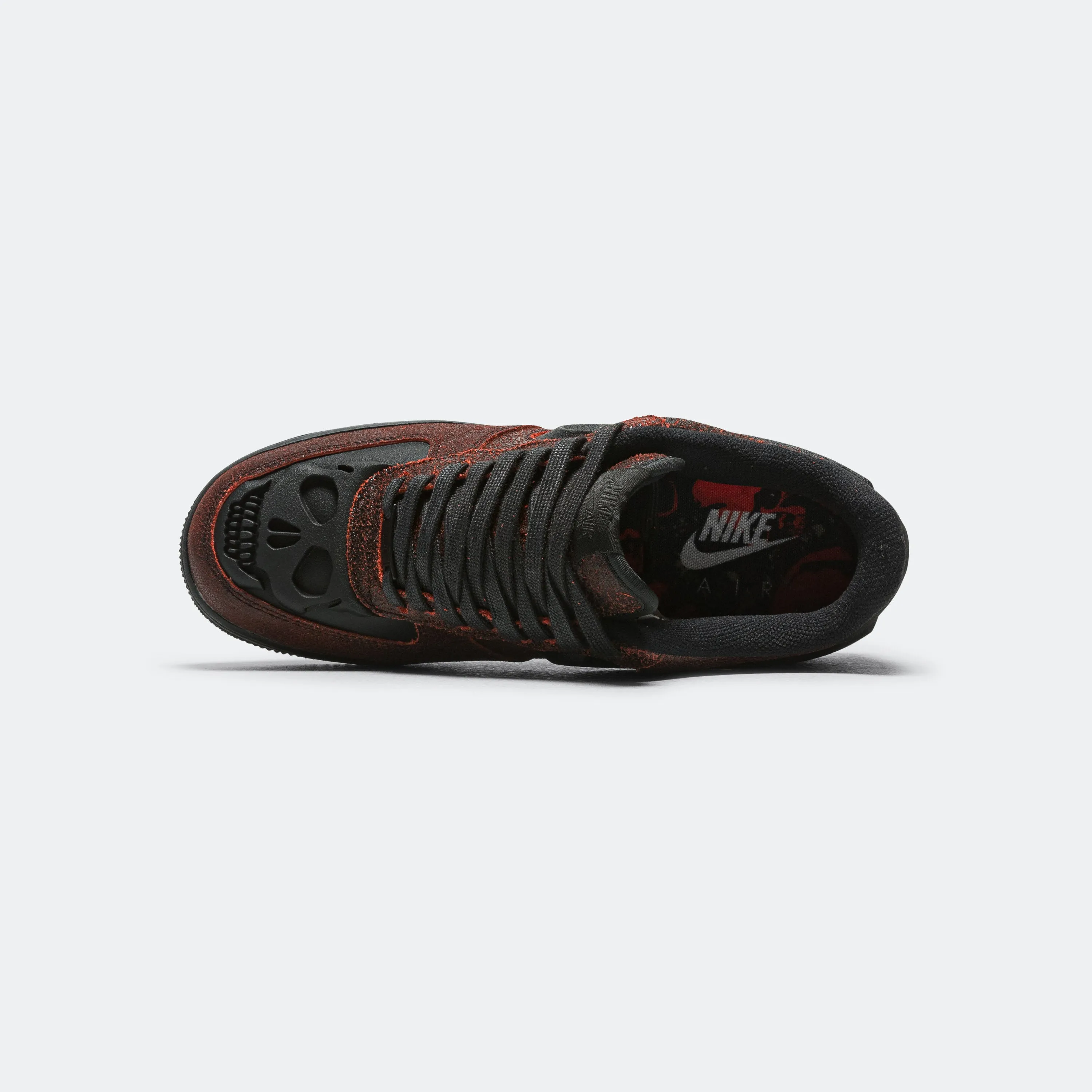 Air Force 1 Retro - Black/Black-Crimson