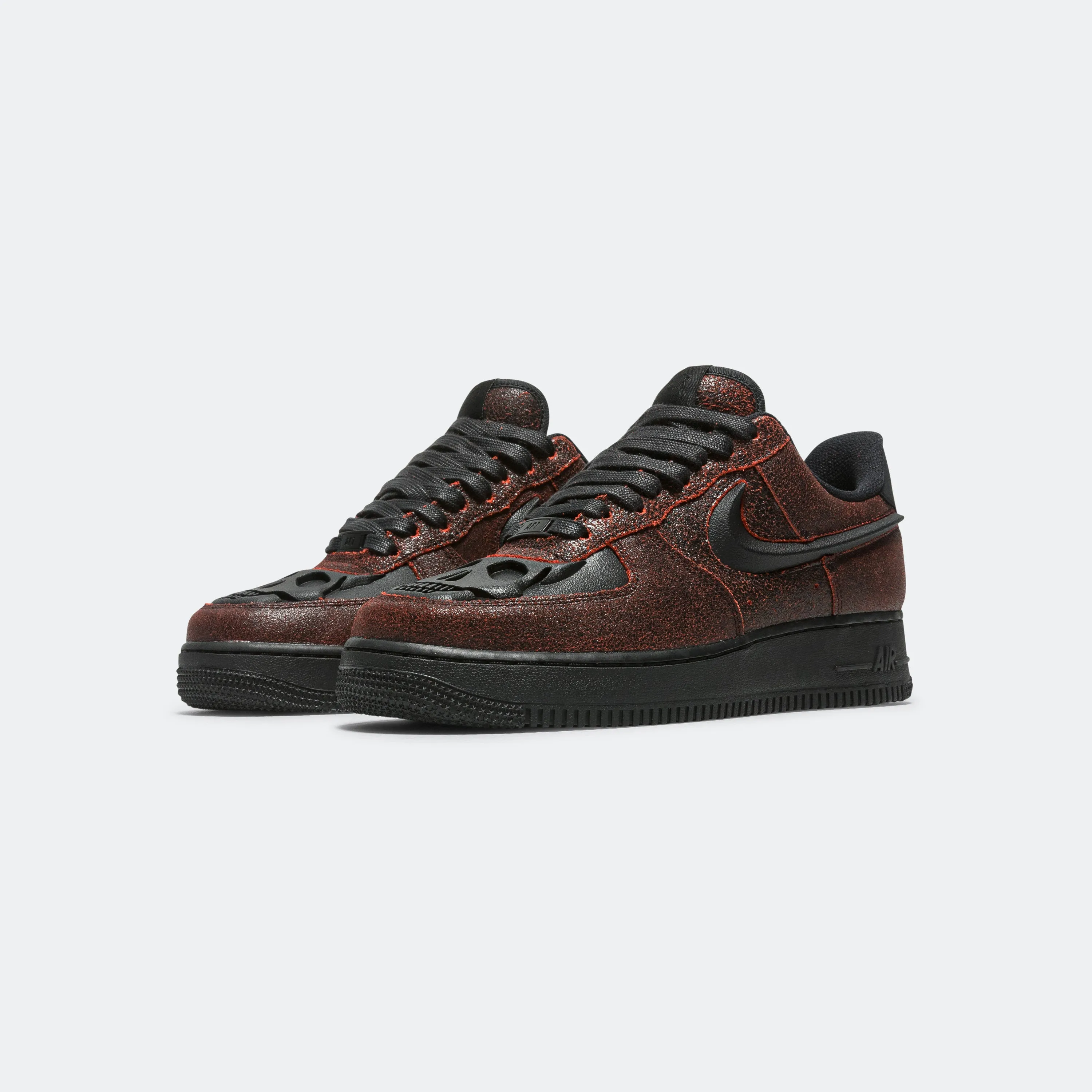 Air Force 1 Retro - Black/Black-Crimson
