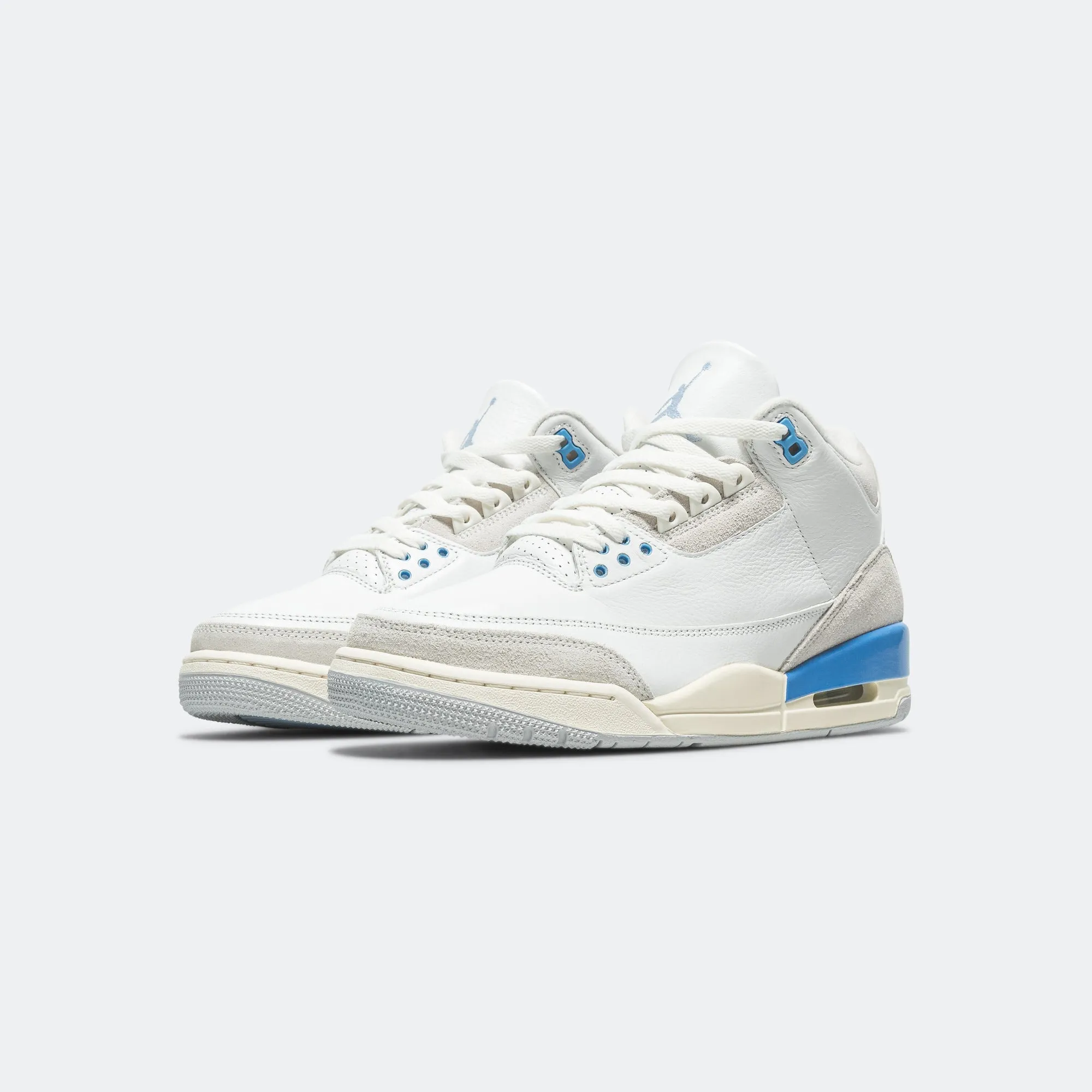 Air Jordan 3 Retro - Summit White/Hydrogen Blue-Legend Blue