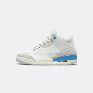 Air Jordan 3 Retro - Summit White/Hydrogen Blue-Legend Blue