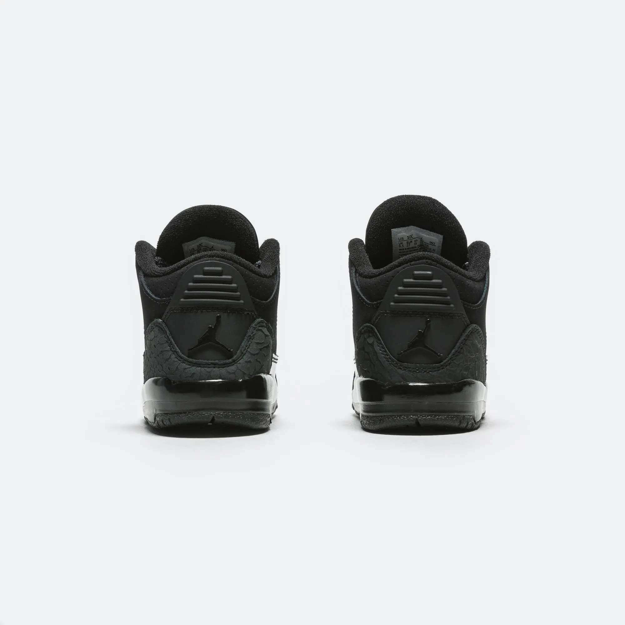 Air Jordan 3 Retro (TD) - Black/Dark Charcoal-White