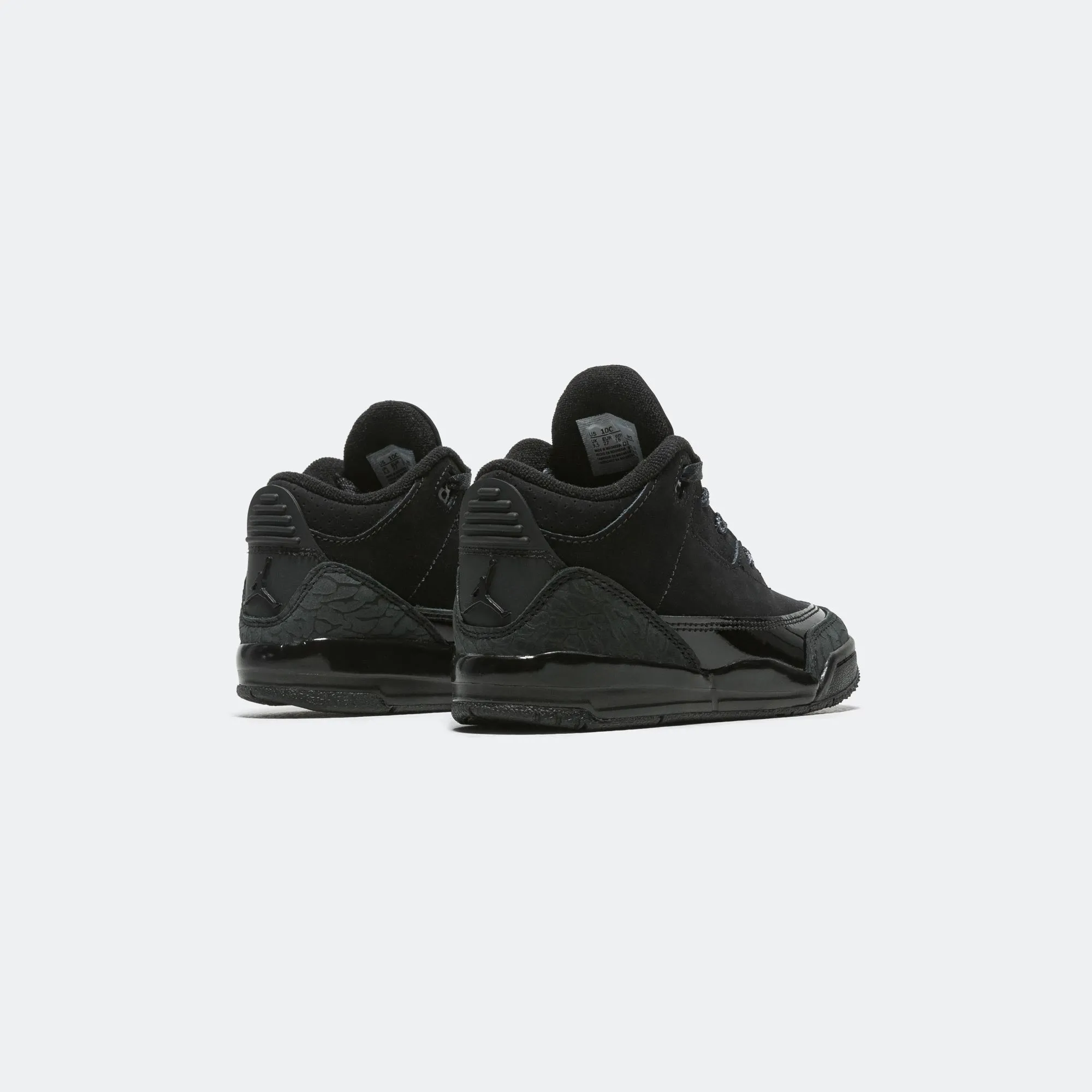 Air Jordan 3 Retro (TD) - Black/Dark Charcoal-White