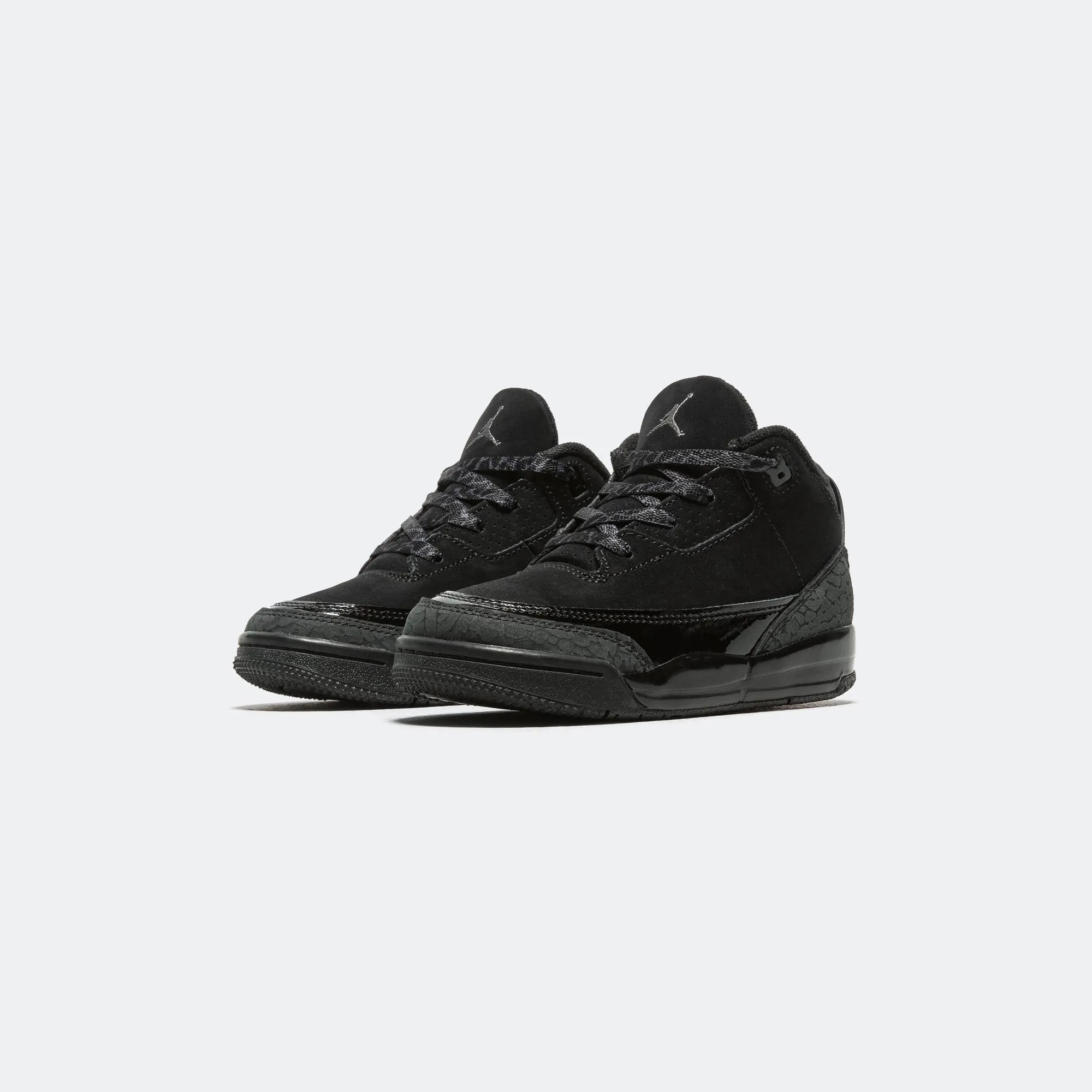 Air Jordan 3 Retro (TD) - Black/Dark Charcoal-White