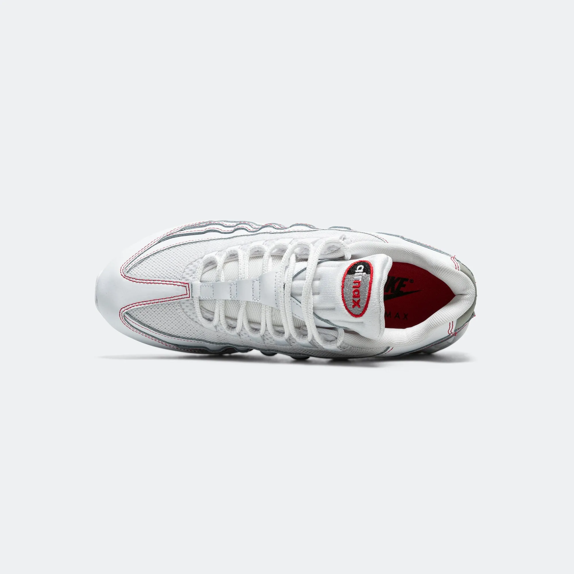Air Max 95 OG - White/University Red-Wolf Grey
