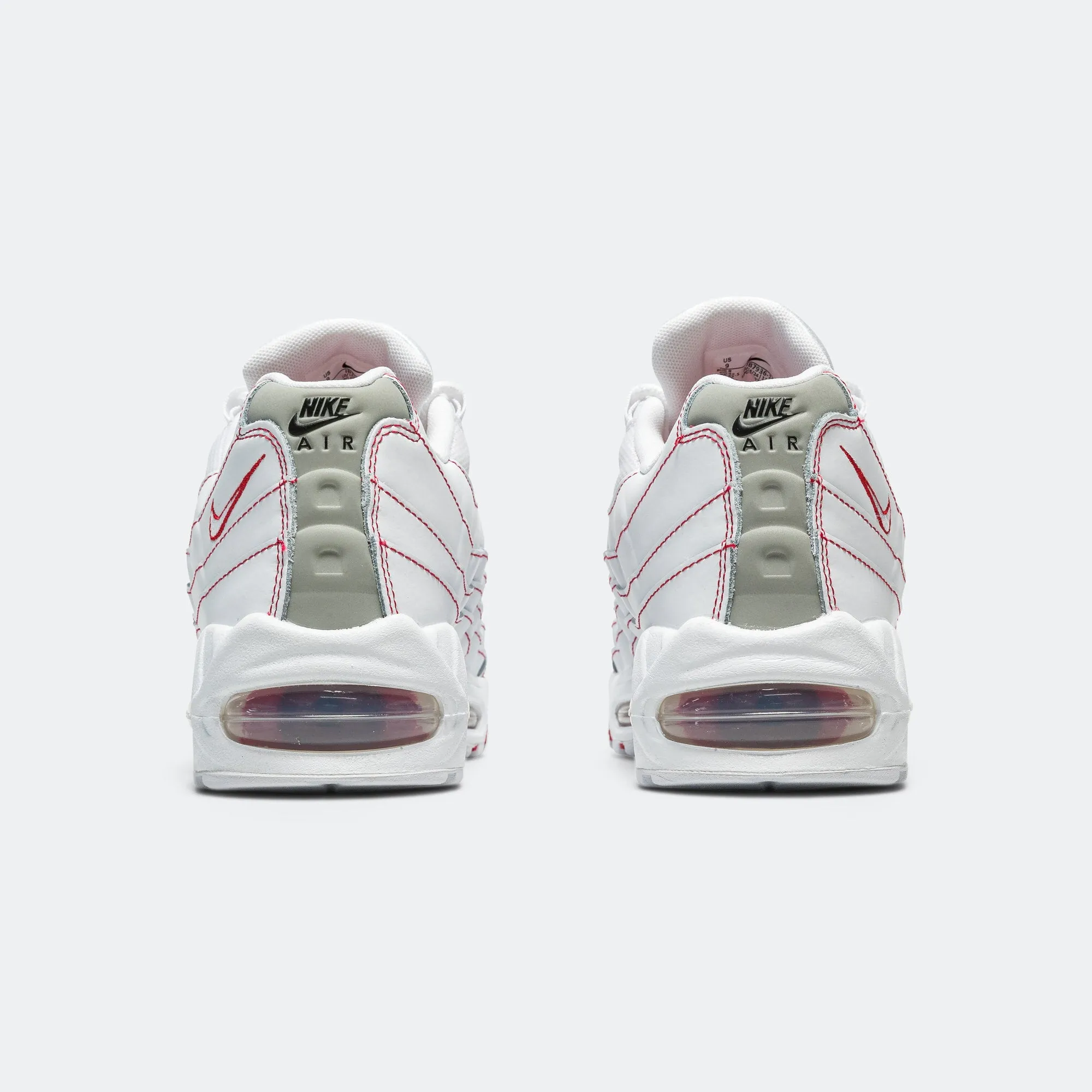 Air Max 95 OG - White/University Red-Wolf Grey