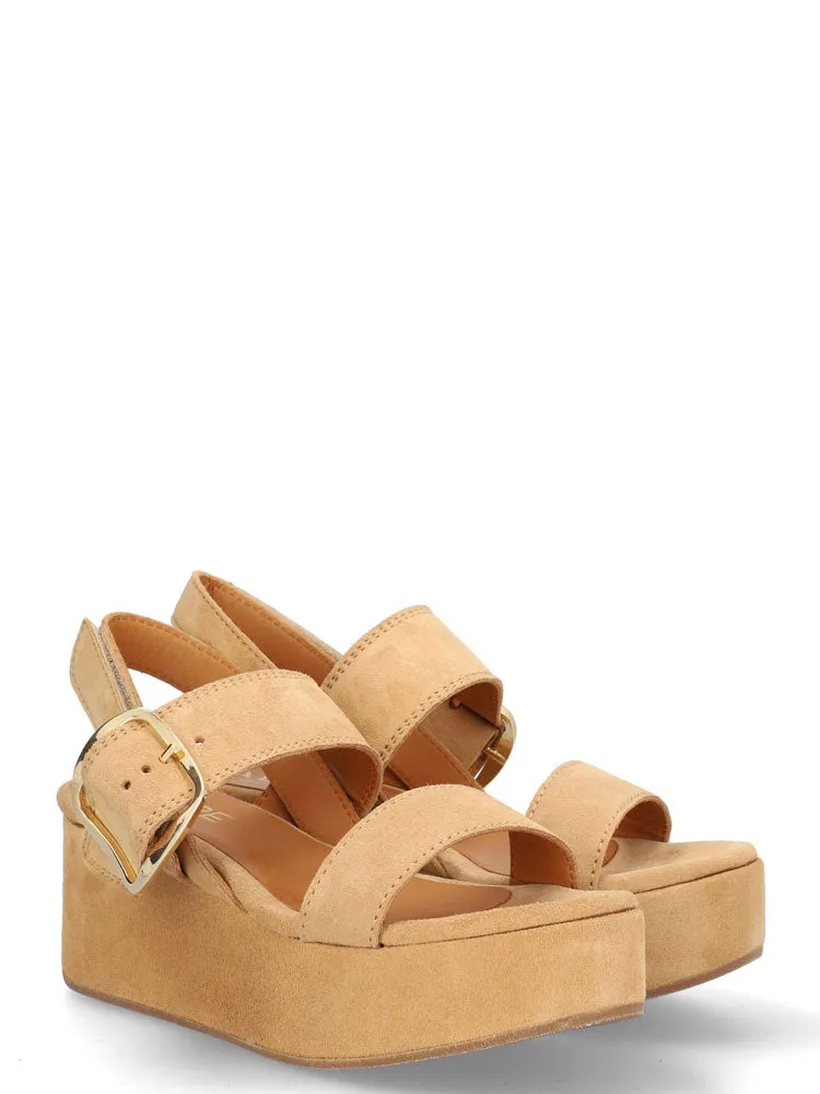 Alpe Sitges Strap Sandals Camel