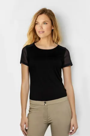 Anatomie Melissa Workout Top with Mesh Shoulders Size S MSP $148