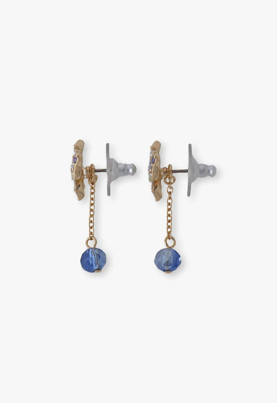 Aqua & Lavender Butterfly Earrings Annasui