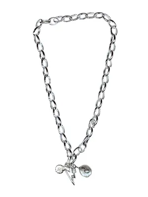 Ashiana Elise Silver Charm Necklace