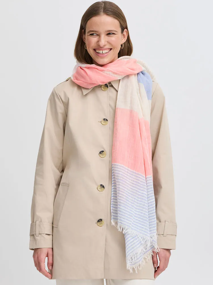 B Young Bavilko Scarf Off White Mix