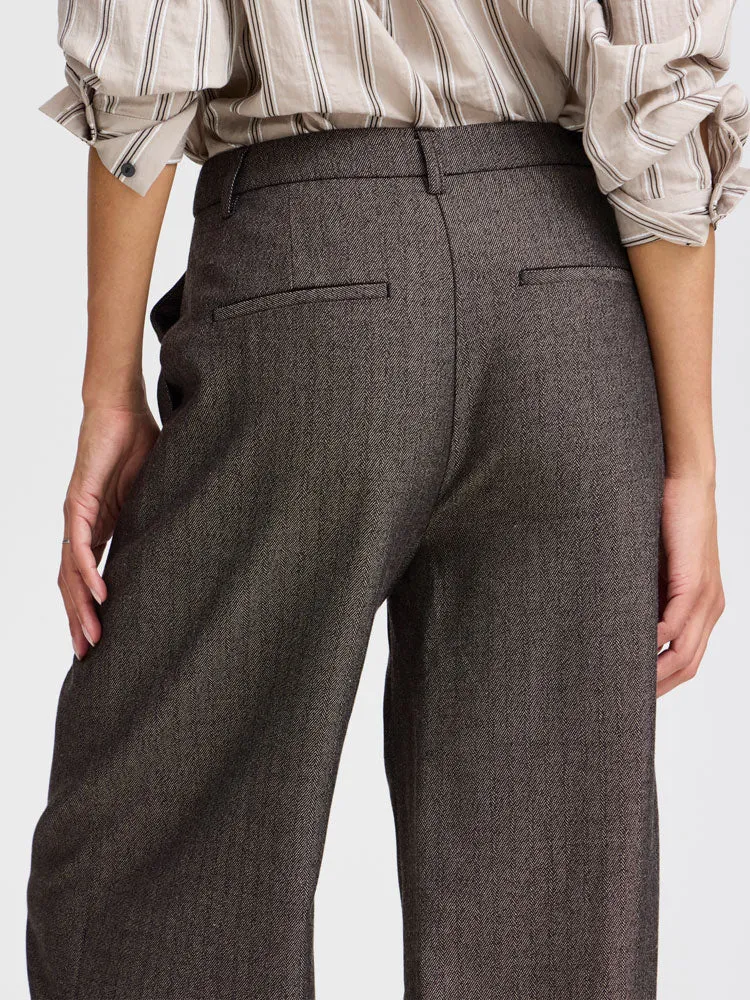 B Young ByDaiko Trousers Black Mix
