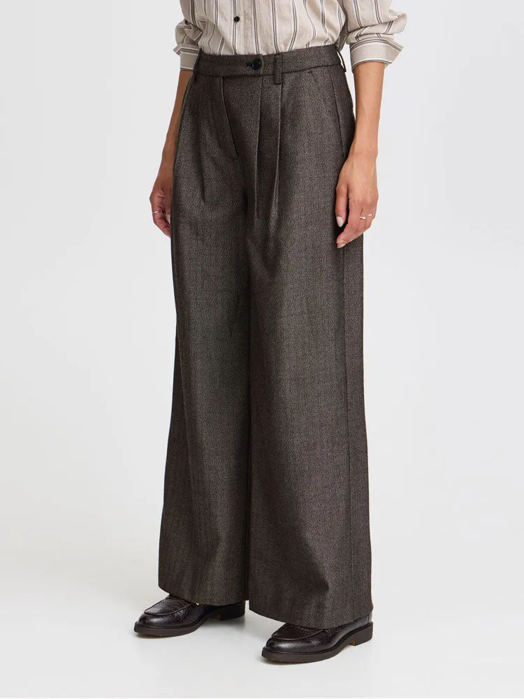 B Young ByDaiko Trousers Black Mix