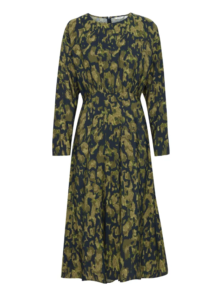 B Young ByHanva Dress Navy & Green
