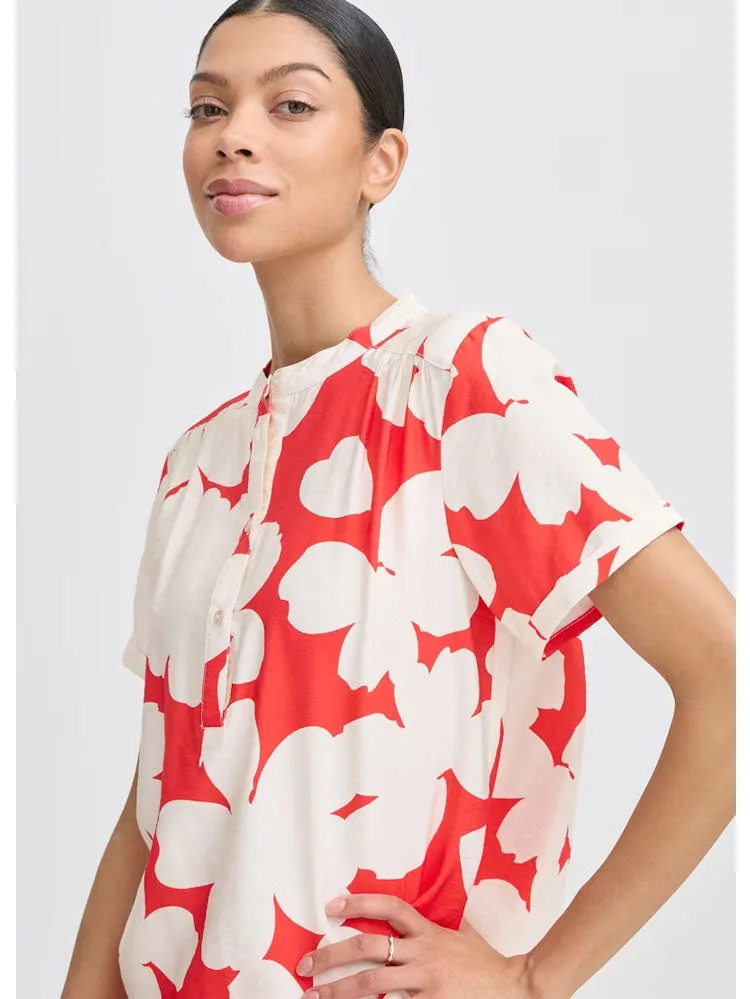 B Young ByIbine Shirt Flame Flower Mix