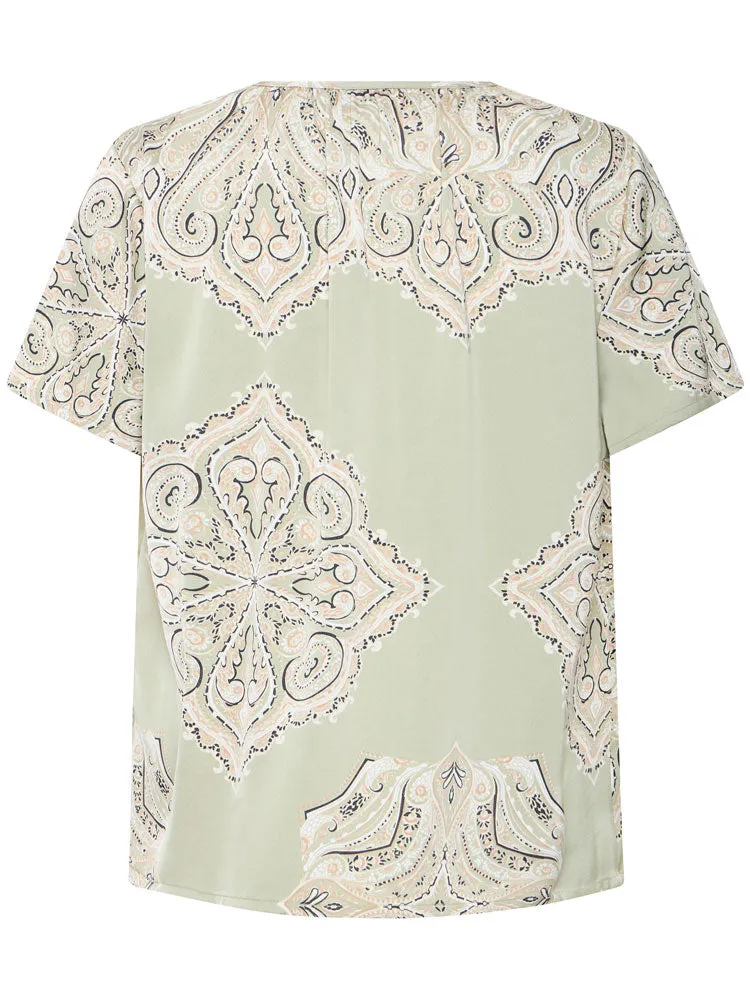 B Young ByJannike Blouse Tea Paisley Mix