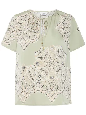 B Young ByJannike Blouse Tea Paisley Mix