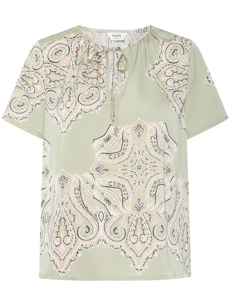 B Young ByJannike Blouse Tea Paisley Mix