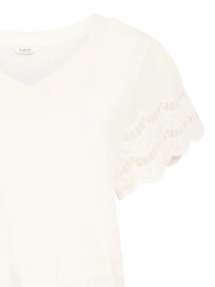 B Young ByPalora T-Shirt Marshmallow
