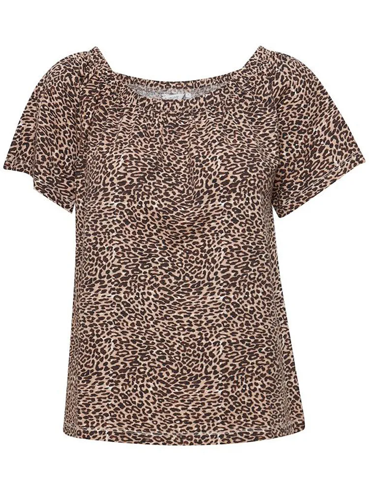 B Young ByPandinna OS T-Shirt Brown