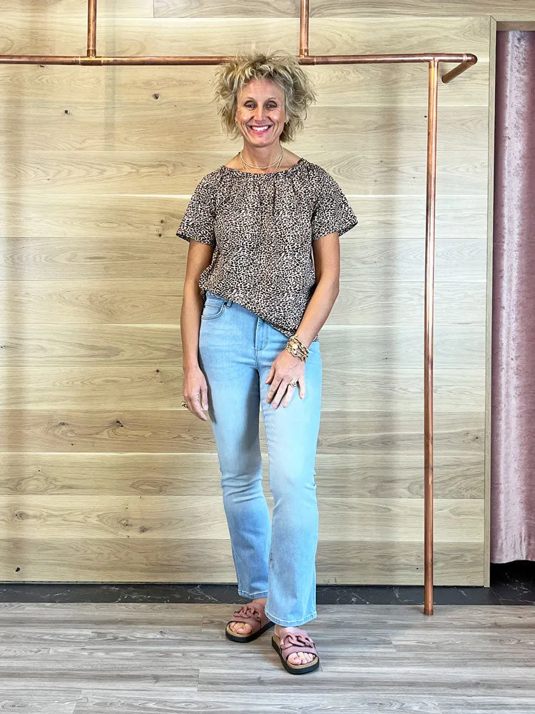 B Young ByPandinna OS T-Shirt Brown