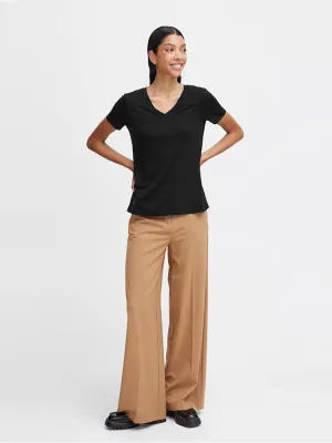 B Young ByRexima V-Neck T-Shirt Black