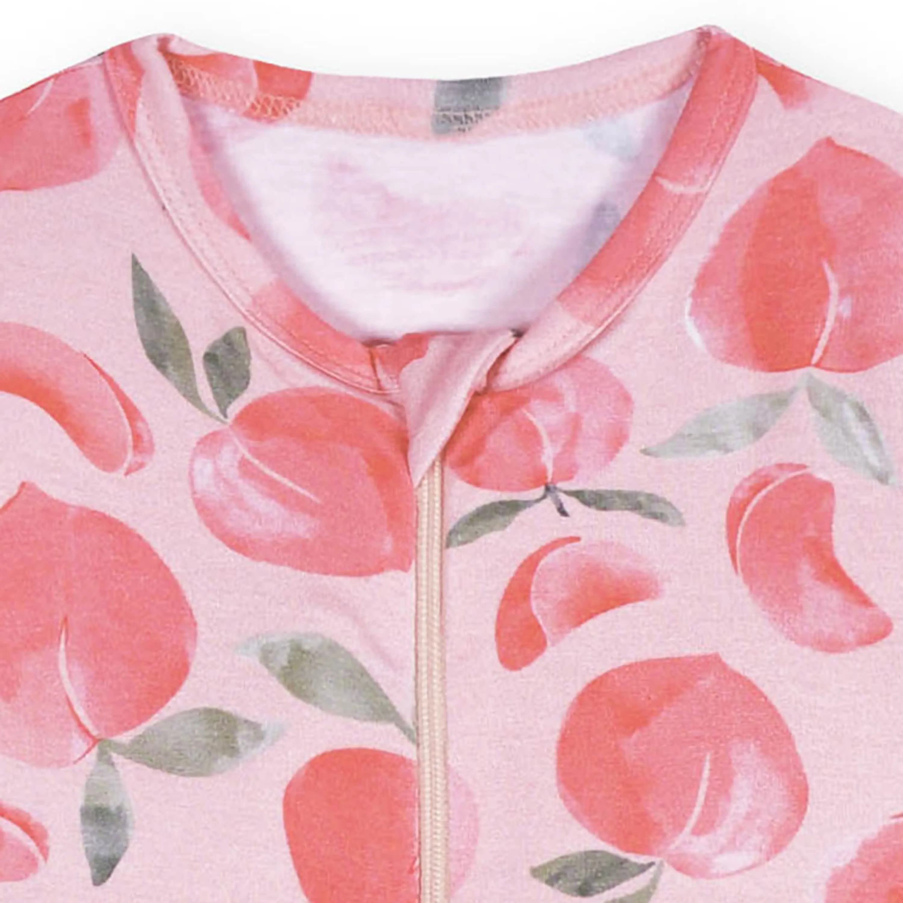 Baby & Toddler Girls Just Peachy Buttery Soft Viscose Made from Eucalyptus Snug Fit Footed Pajamas Gerber Childrenswea