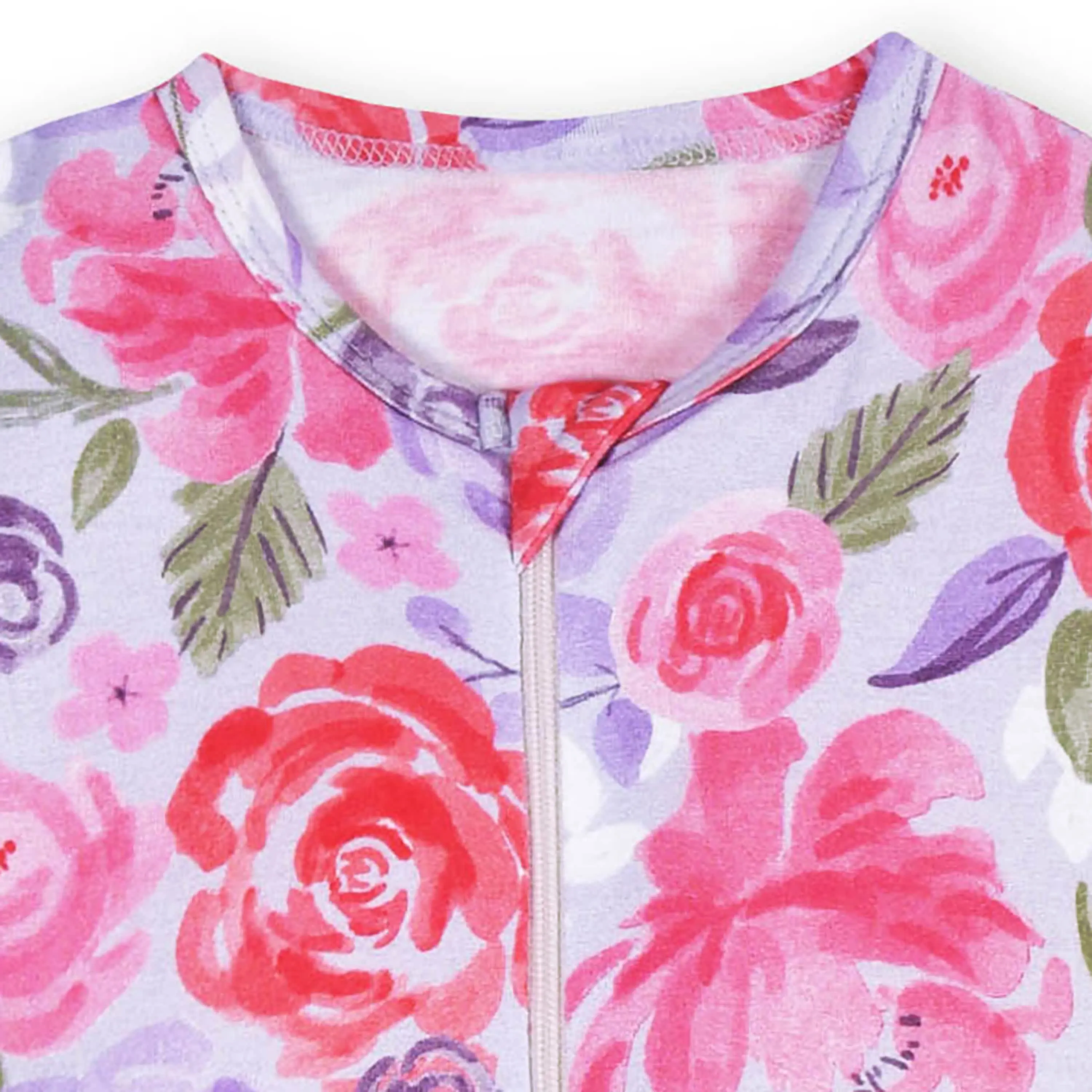 Baby & Toddler Girls Lilac Garden Buttery Soft Viscose Made from Eucalyptus Snug Fit Footed Pajamas Gerber Childrenswea