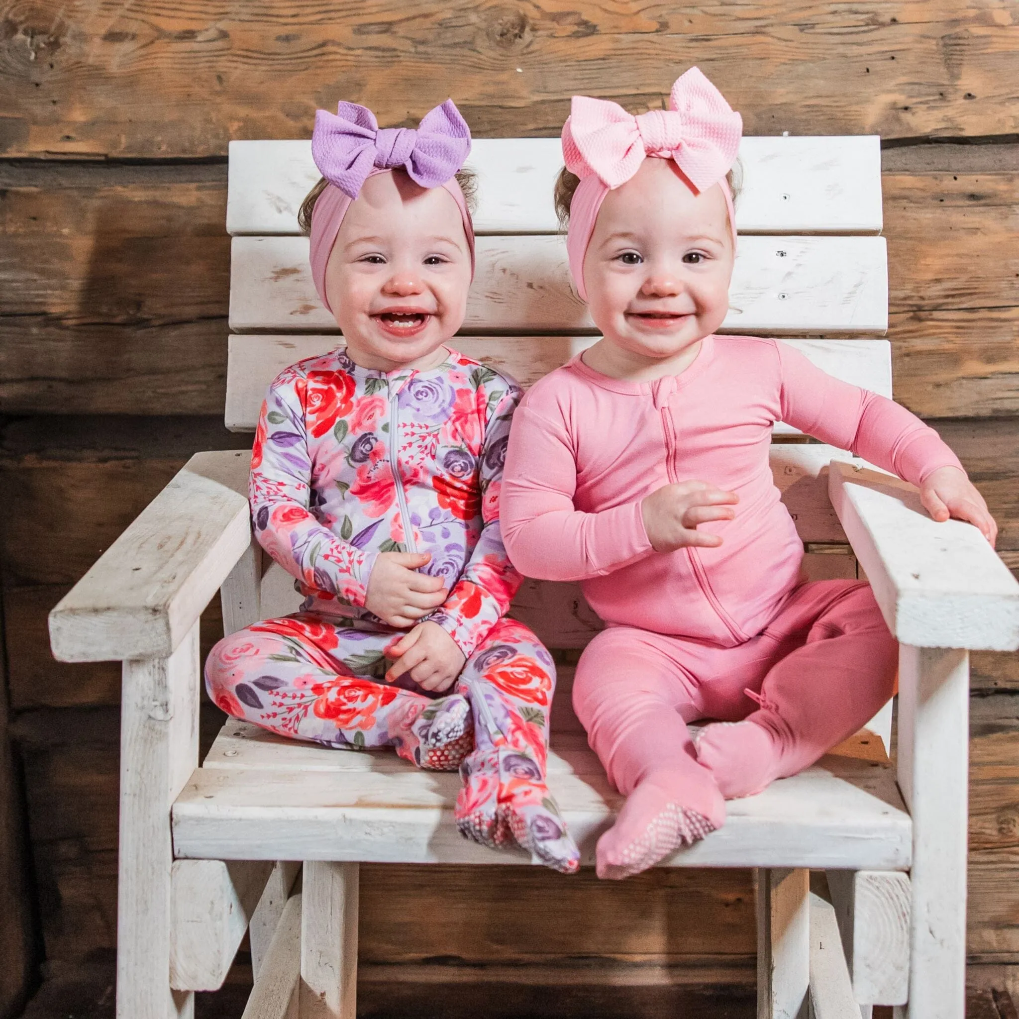 Baby & Toddler Girls Lilac Garden Buttery Soft Viscose Made from Eucalyptus Snug Fit Footed Pajamas Gerber Childrenswea