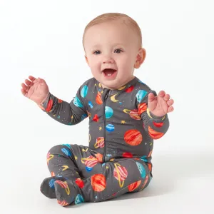 Baby & Toddler Outer Space Buttery Soft Viscose Made from Eucalyptus Snug Fit Footed Pajamas Gerber Childrenswea