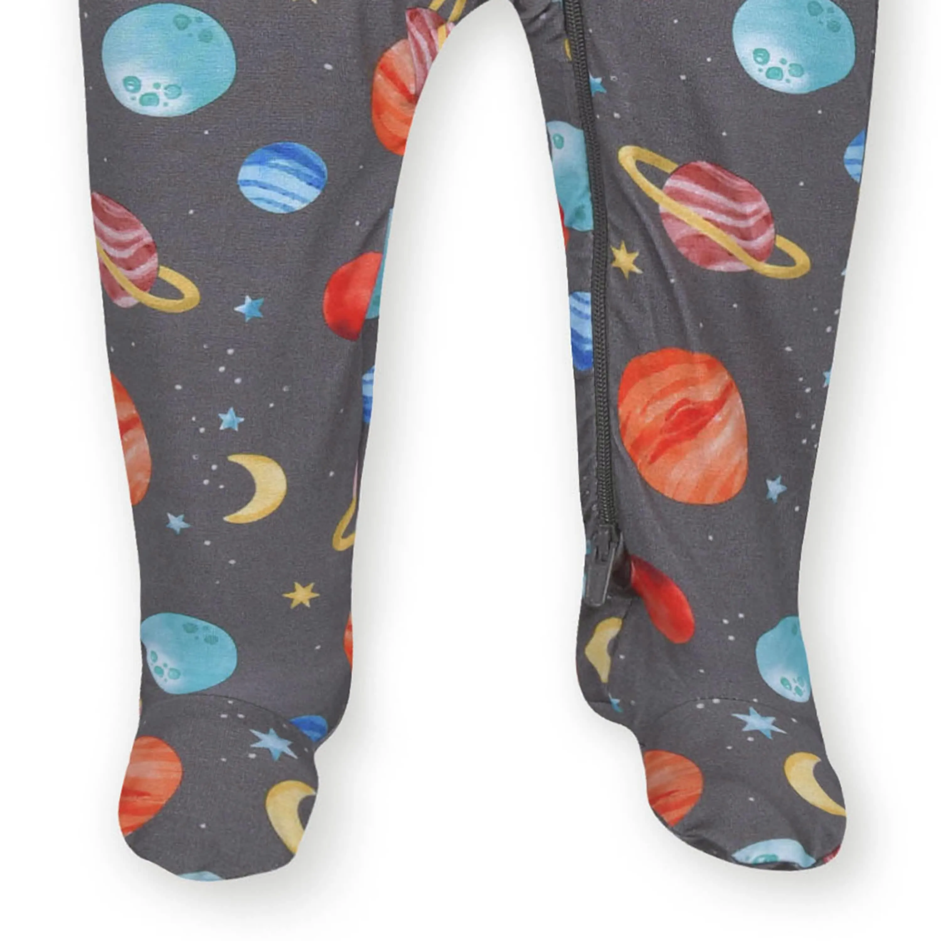 Baby & Toddler Outer Space Buttery Soft Viscose Made from Eucalyptus Snug Fit Footed Pajamas Gerber Childrenswea