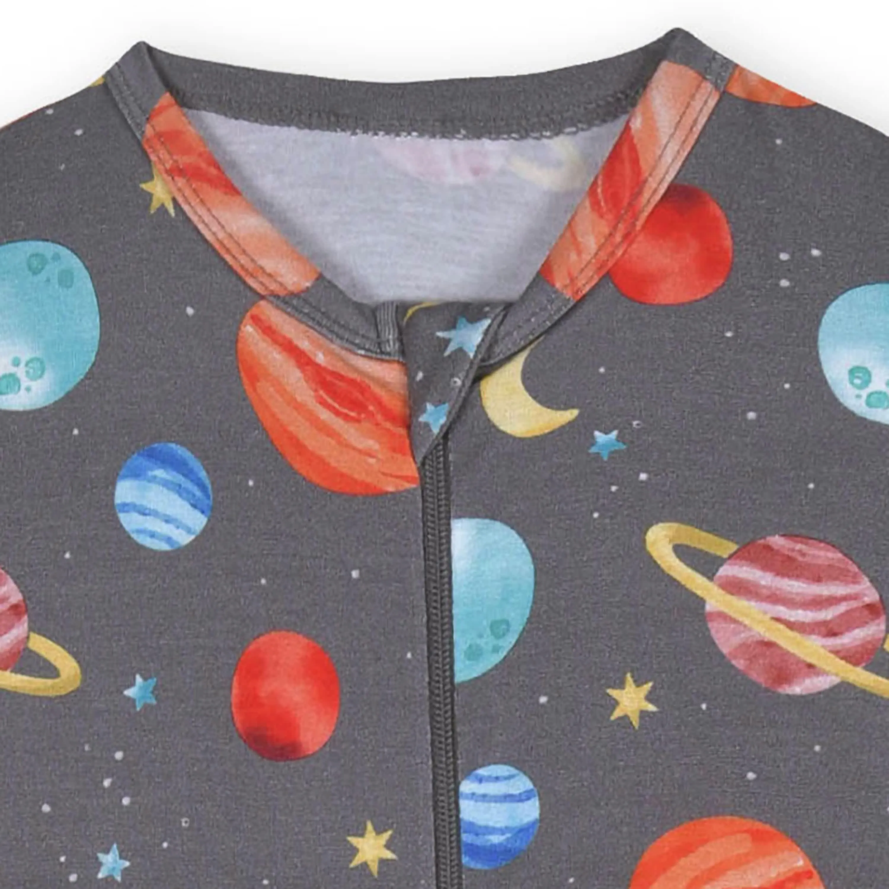 Baby & Toddler Outer Space Buttery Soft Viscose Made from Eucalyptus Snug Fit Footed Pajamas Gerber Childrenswea