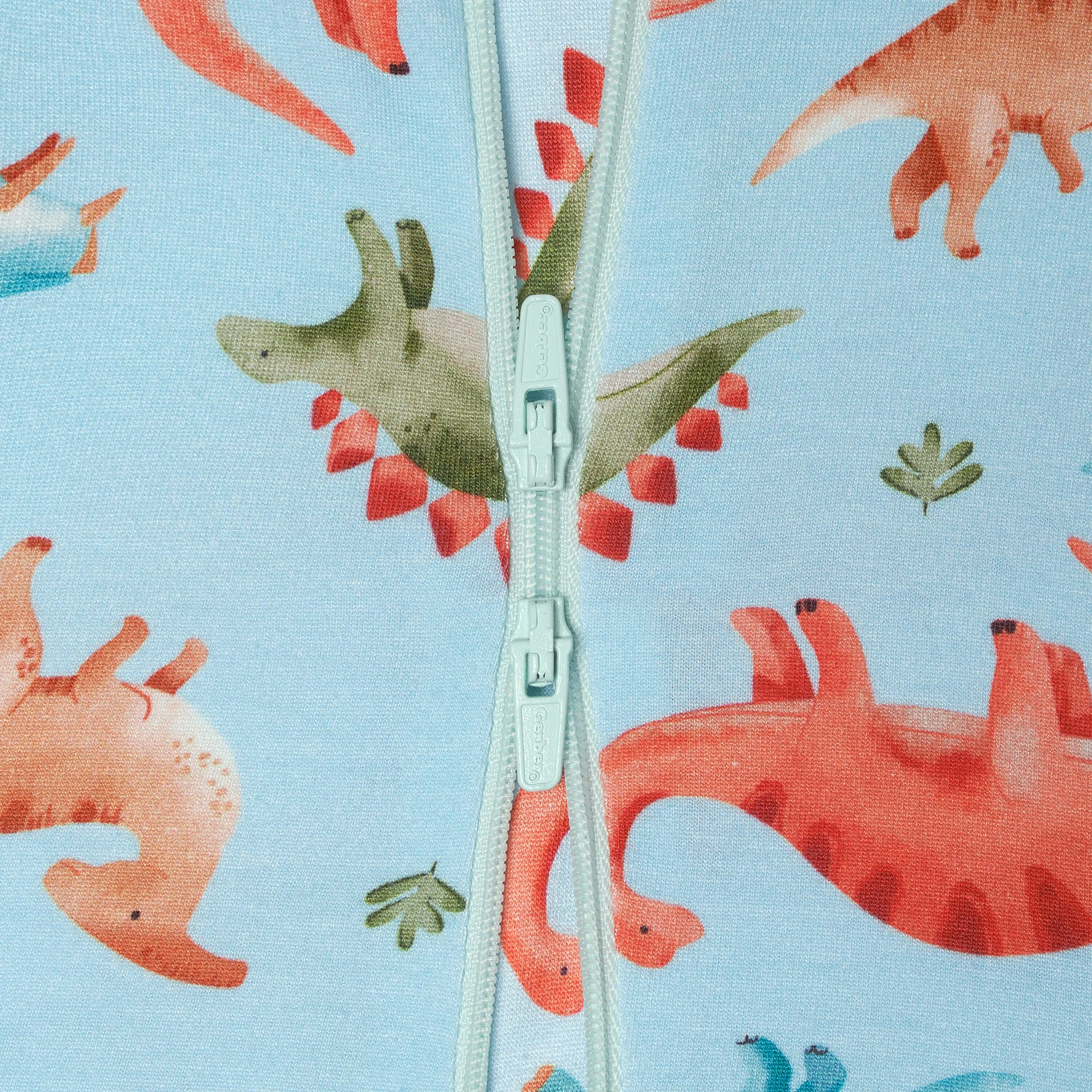 Baby & Toddler Snugosaurous Buttery Soft Viscose Made from Eucalyptus Snug Fit Footed Pajamas Gerber Childrenswea