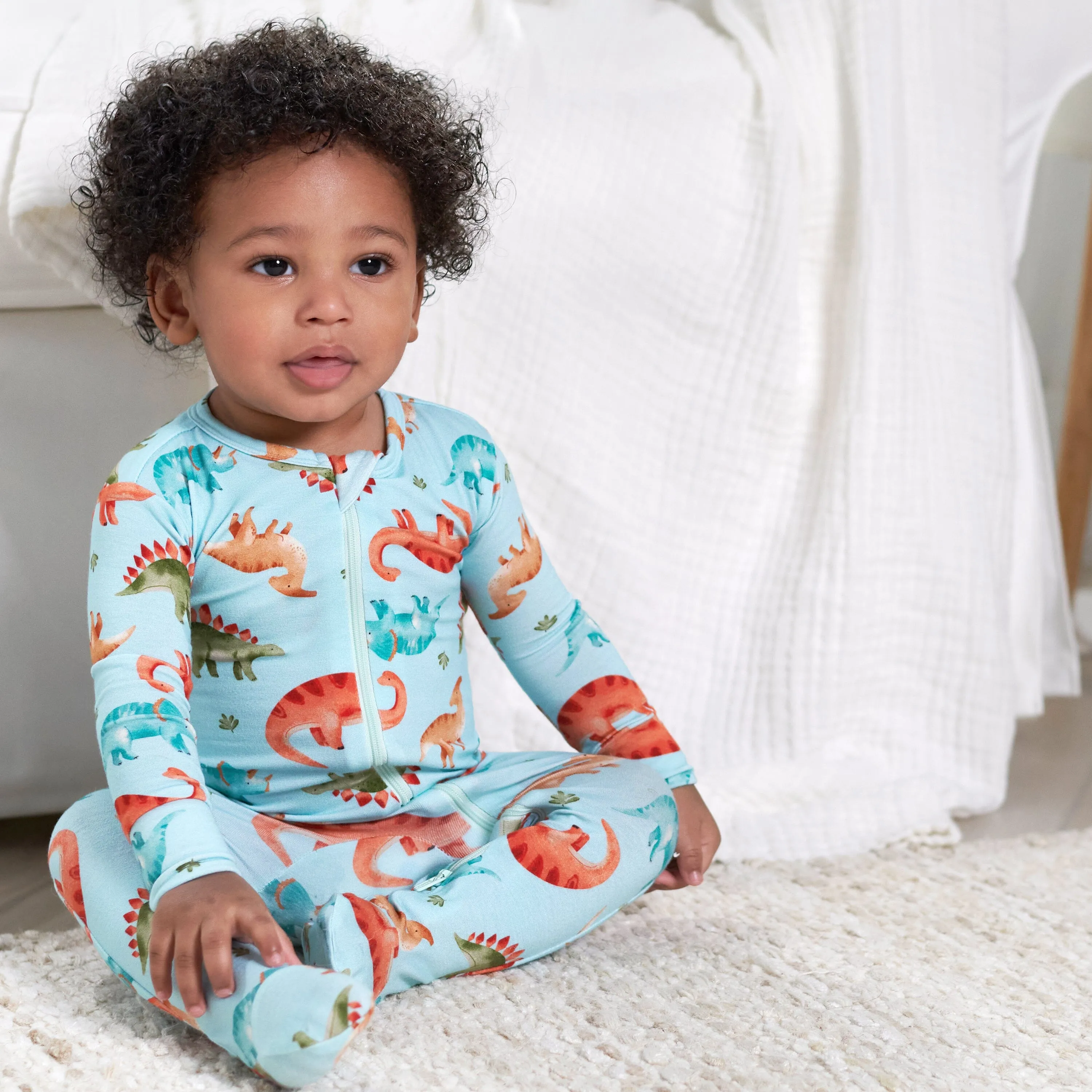 Baby & Toddler Snugosaurous Buttery Soft Viscose Made from Eucalyptus Snug Fit Footed Pajamas Gerber Childrenswea