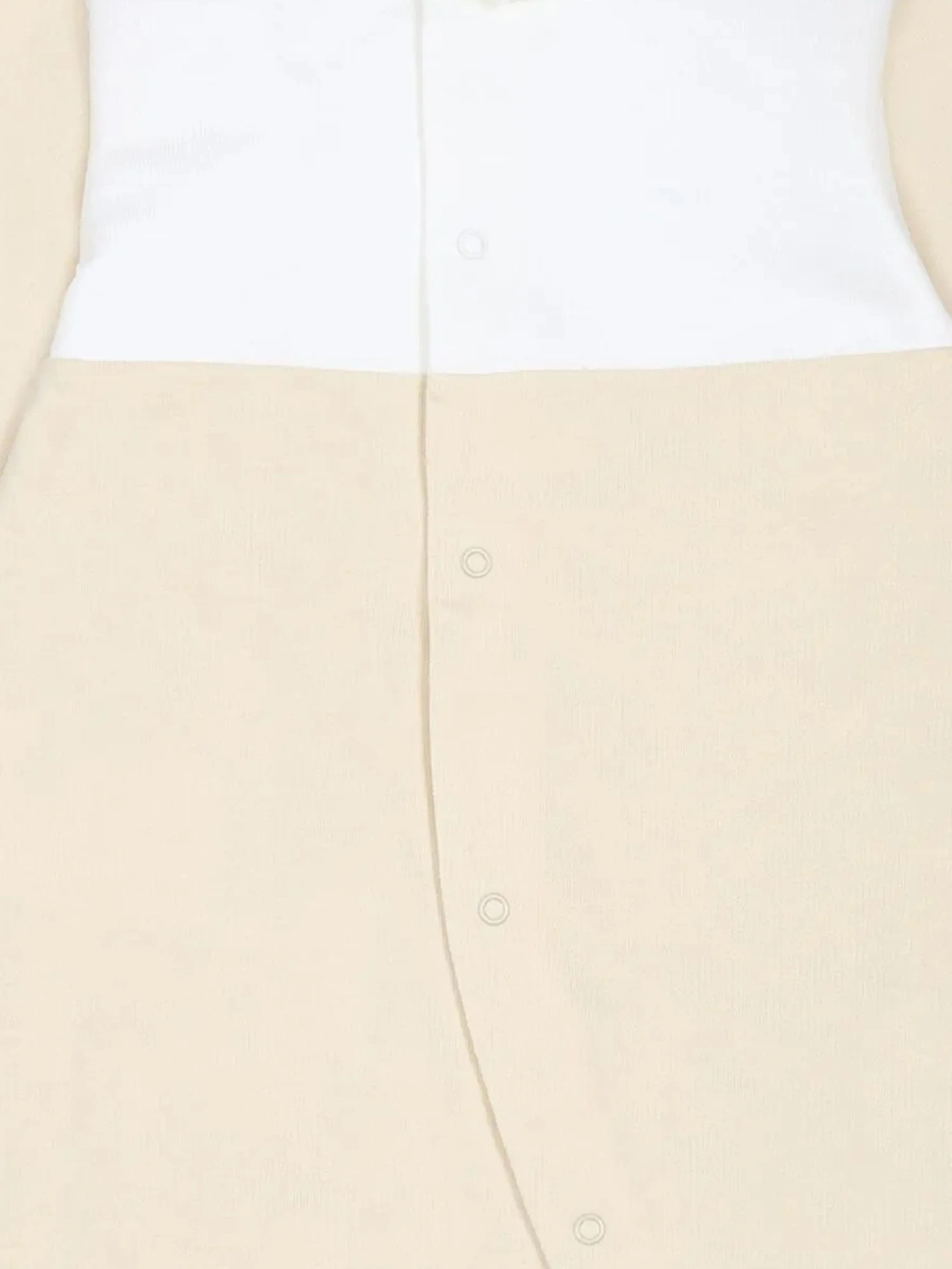 Baby Bear Logo Babygrow in Beige
