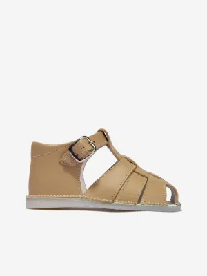 Baby Buckle Strap Sandals in Brown