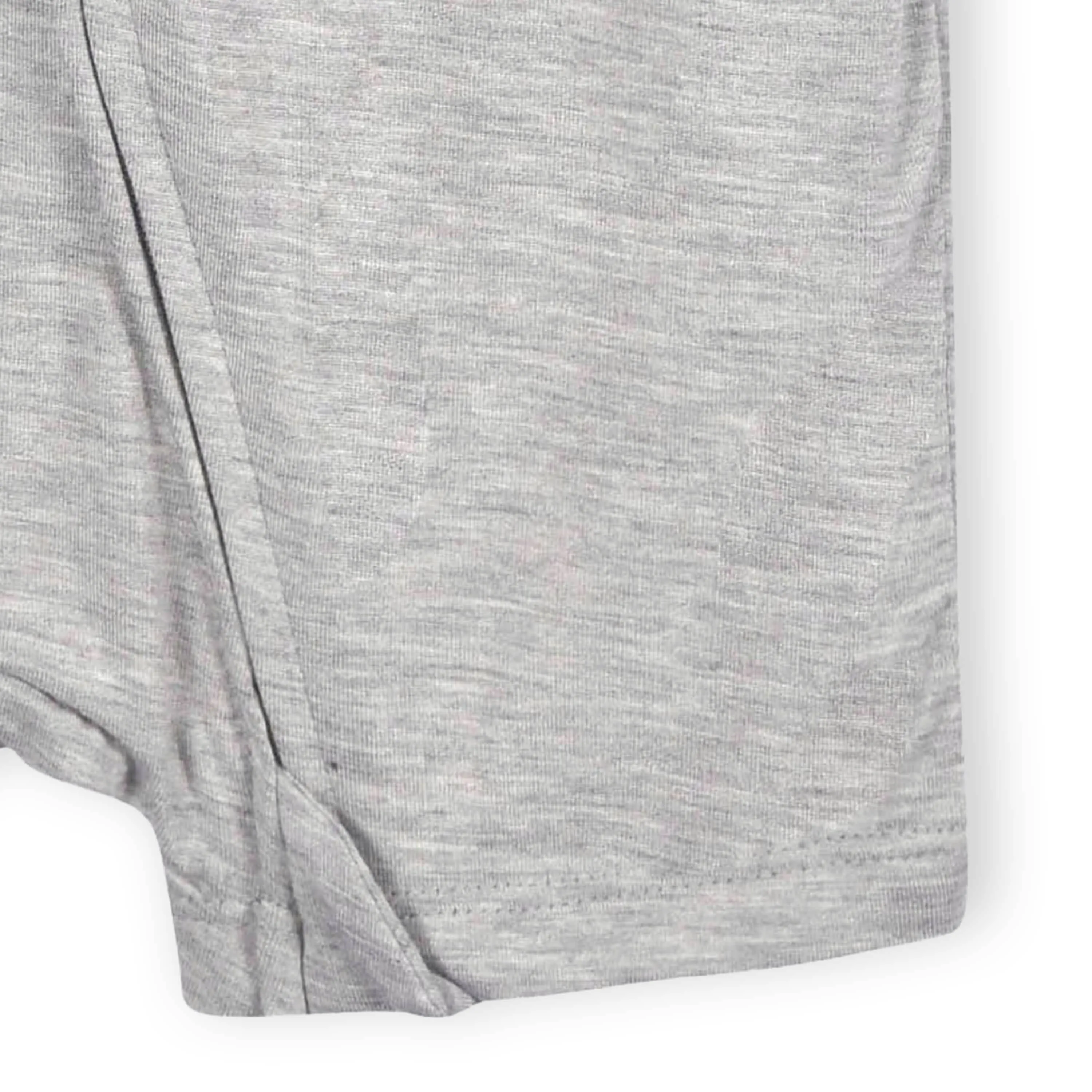 Baby Glacier Gray Buttery Soft Viscose Made from Eucalyptus Snug Fit Romper Gerber Childrenswea