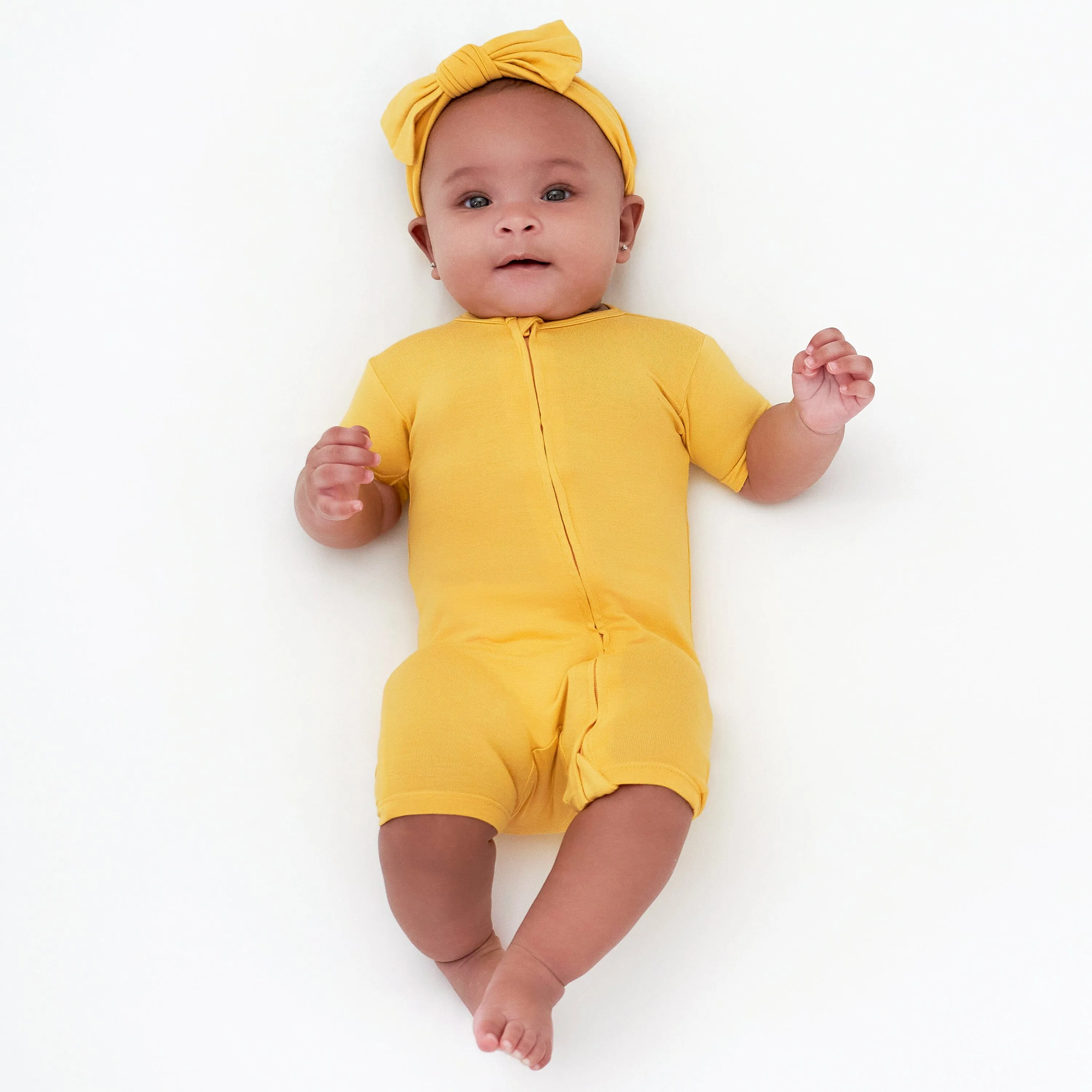 Baby Honey Buttery Soft Viscose Made from Eucalyptus Snug Fit Romper Gerber Childrenswea
