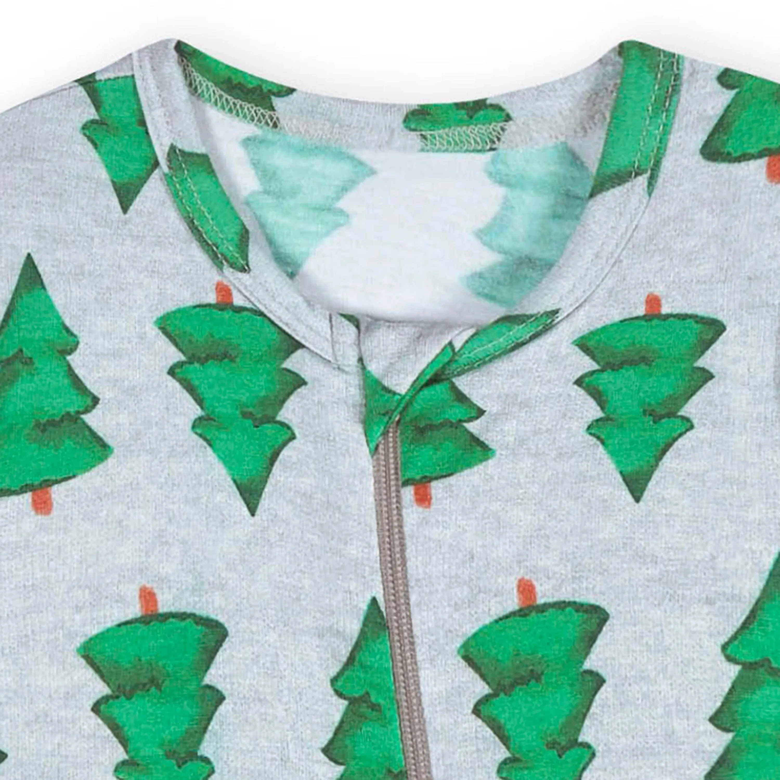 Baby Spruce Buttery Soft Viscose Made from Eucalyptus Snug Fit Footed Holiday Pajamas Gerber Childrenswea