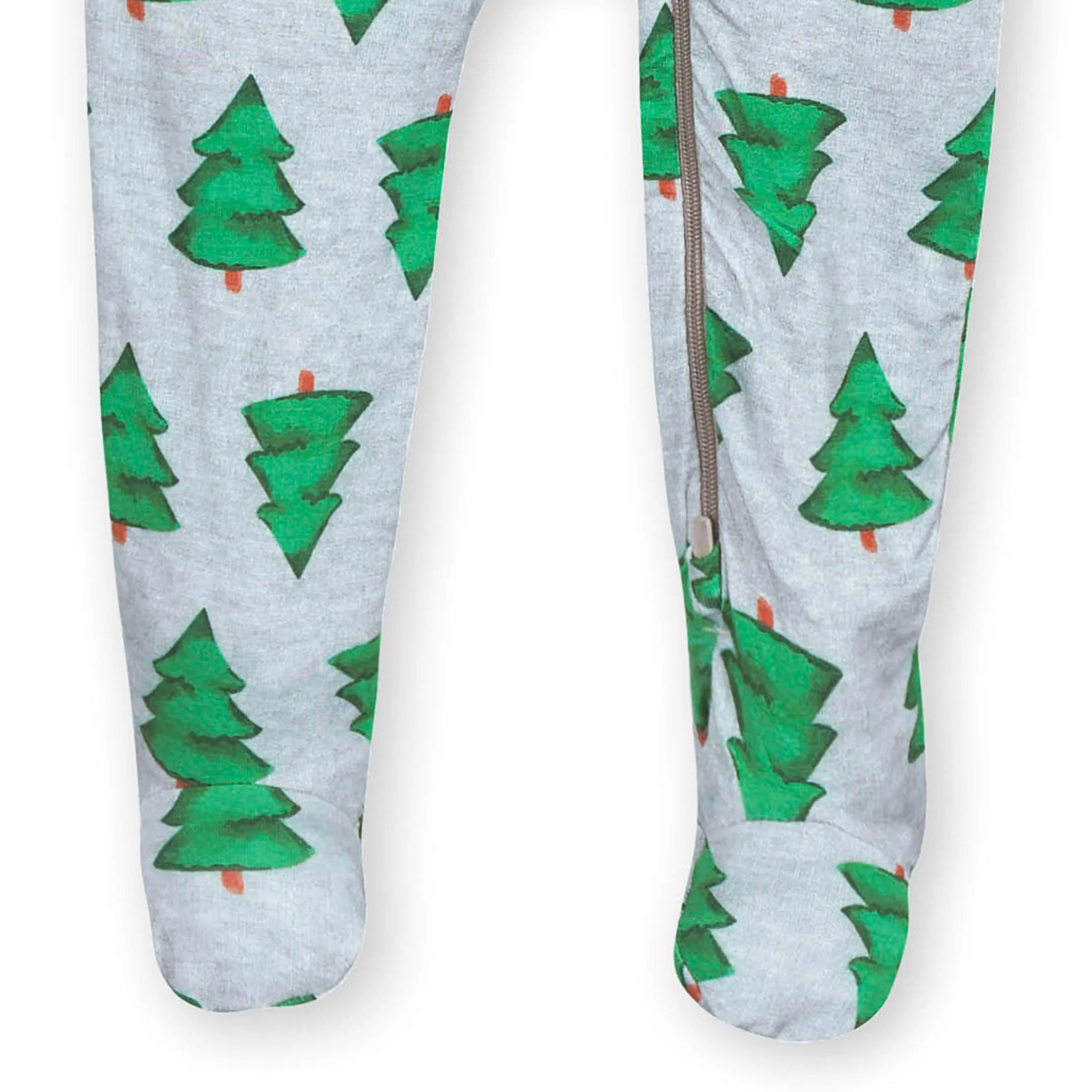 Baby Spruce Buttery Soft Viscose Made from Eucalyptus Snug Fit Footed Holiday Pajamas Gerber Childrenswea