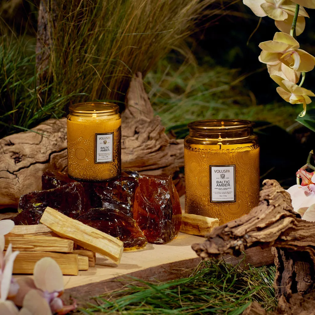 BALTIC AMBER LARGE JAR CANDLE