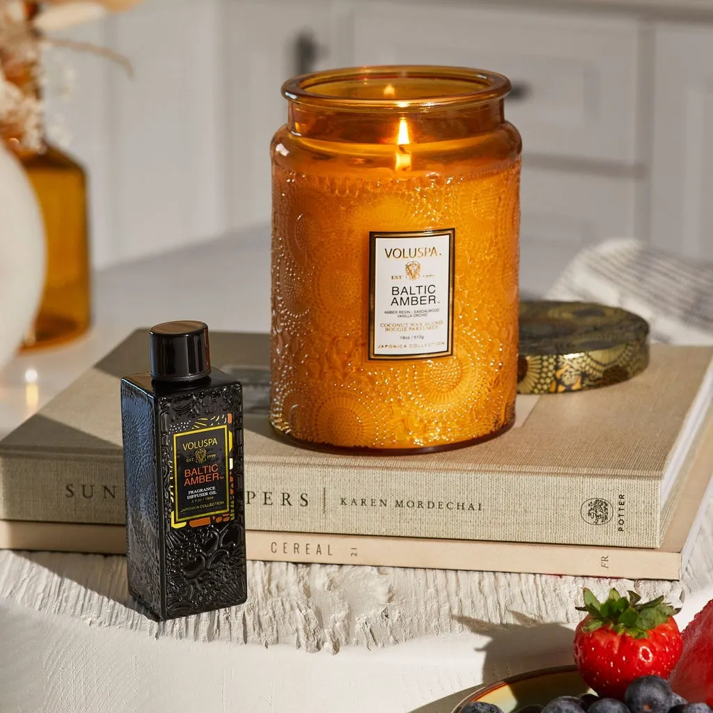 BALTIC AMBER LARGE JAR CANDLE