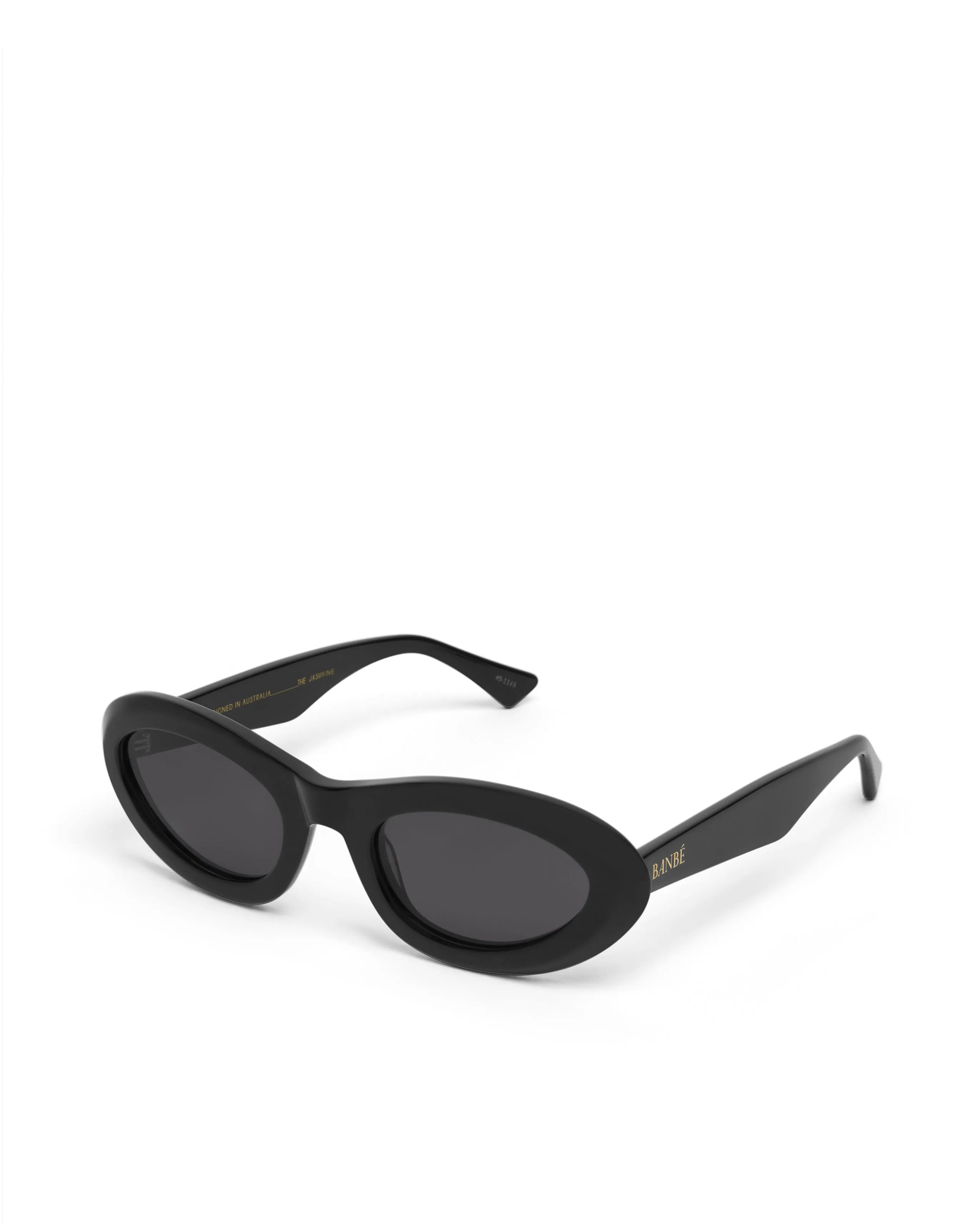 BANBE EYEWEAR Womens The Jasmine Sunglasses - Black- Black